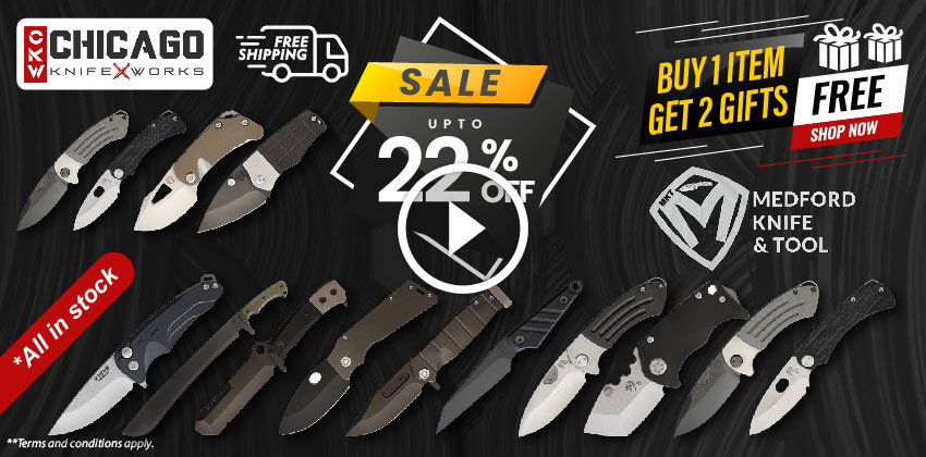 Medford Knives for Sale + 2 Free Gifts + Free Shipping