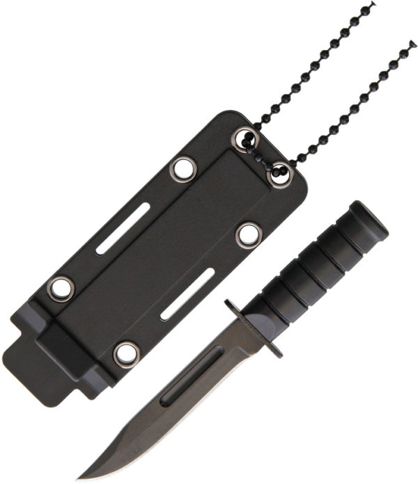 ABKT Tac Neck Knife Black (2.25")