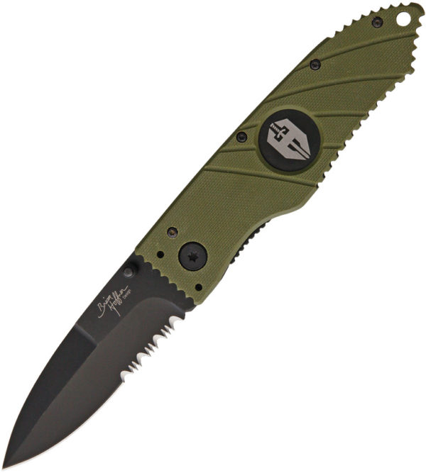Hoffner Knives Linerlock Olive G10 (3.5")