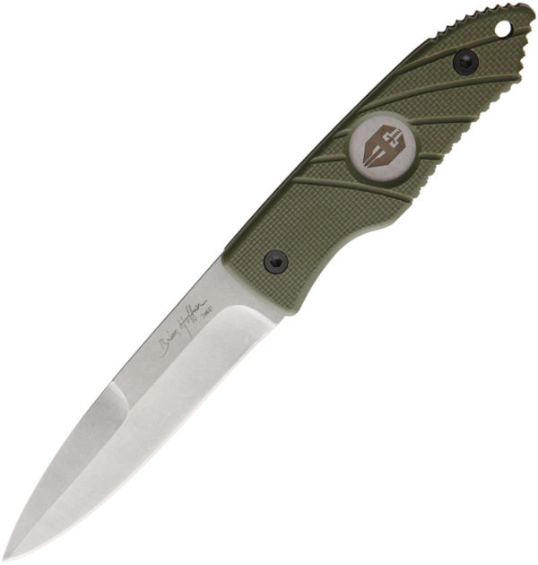 Hoffner Knives Hand Spear Olive (4.88")