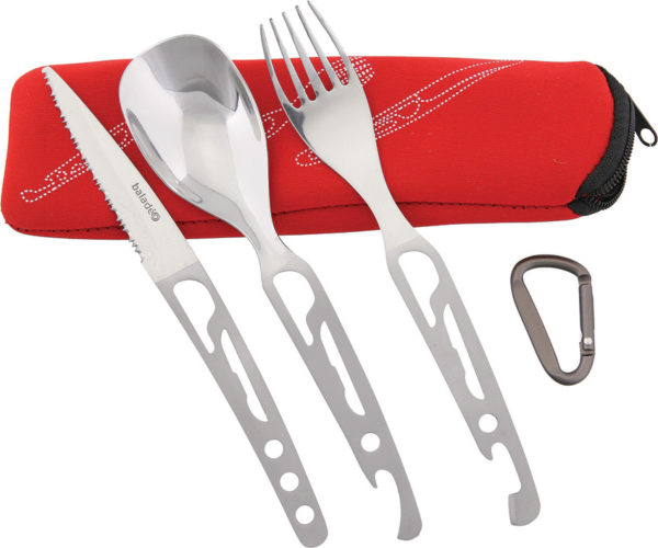 Baladeo Basecamp Cutlery Set Red