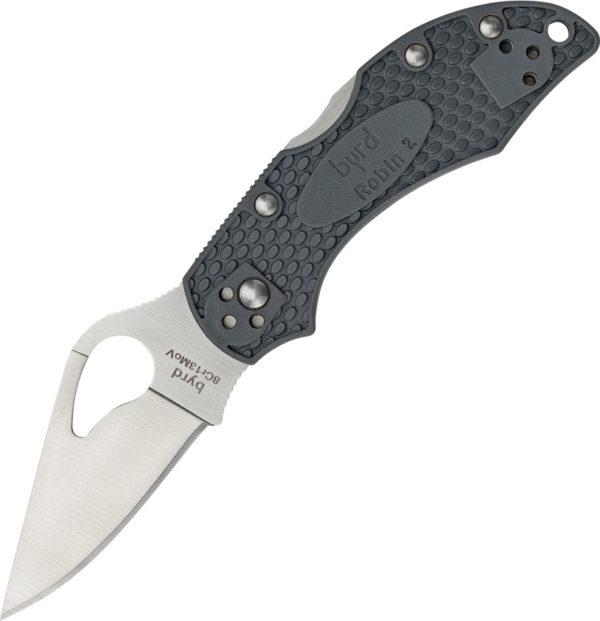 Byrd Robin 2 Lockback Gray (2.25") Byrd Robin 2 Lockback Gray (2.25")