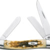 Case Cutlery Stockman Amber Bone