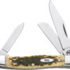Case Cutlery Stockman Amber Bone