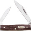 Case Cutlery Small Pen Knife Brown Delrin