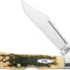 Case Cutlery Mini Copperlock Amber Bone