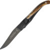 Laguiole Claude Dozorme Laguiole Framelock Black Stag (3.5")