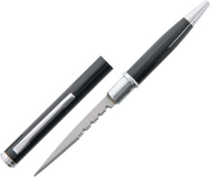 China Made Ink Pen Knife Black (2.25″)