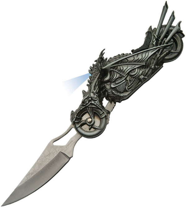 China Made Dragon Rider LED Linerlock (2.75")
