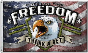 Flags Thank A Vet Flag