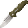 Cold Steel Bush Ranger Lite Rocker, CS 20A, Cold Steel Bush Ranger Lite Rocker GFN Knife OD Green(Satin) CS 21A