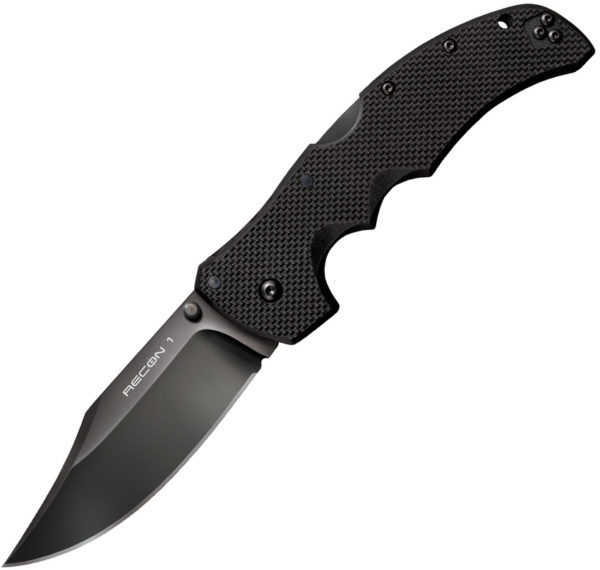 Cold Steel Recon 1 Clip Point G10 Knife Black(Black Stonewash) CS 27BC Cold Steel Recon 1, CS 27BC, Cold Steel Recon 1 Clip Point G10 Knife Black(Black Stonewash) CS 27BC