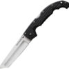 Cold Steel Voyager XL Tri-Ad, CS 29AXT, Cold Steel Voyager XL Tri-Ad Tanto Point Griv-Ex Knife Black(Stonewash,Plain) CS 29AXT