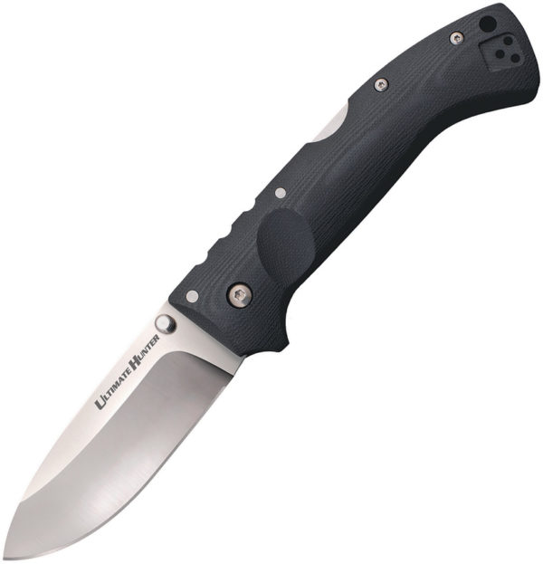 Cold Steel Ultimate Hunter Tri-Ad, CS 30U, Cold Steel Ultimate Hunter Tri-Ad Drop Point G10 Black Knife(Satin) CS 30U