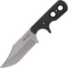 Cold Steel Mini Tac Bowie Neck, CS 49HCF, Cold Steel Mini Tac Bowie Neck Clip Point G10 Black Knife (Bead Blast) CS 49HCF