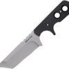 Cold Steel Mini Tac Neck, CS 49HTF, Cold Steel Mini Tac Neck Tanto Polymer Black Knife (Bead Blast) CS 49HTF