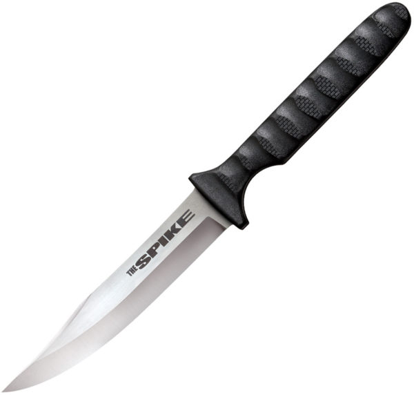 Cold Steel Bowie Spike, CS 53NBS, Cold Steel Bowie Spike Clip Point Polymer Black Knife (Satin) CS 53NBS