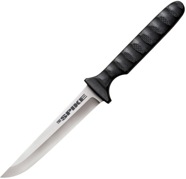 Cold Steel Spike, CS 53NCC, Cold Steel Spike Drop Point Polymer Black Knife (Satin) CS 53NCC