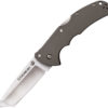 Cold Steel Code-4, CS 58PT, Cold Steel Code-4 Tanto Point Aluminum Gray Knife (Satin) CS 58PT