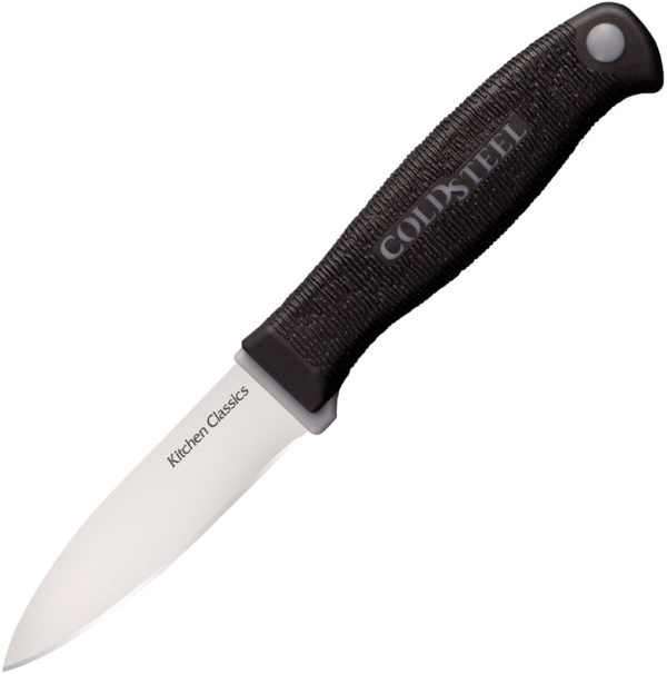 Cold Steel 3" Paring Kitchen, CS 59KSPZ, Cold Steel 3" Paring Kitchen Spear Point Polymer Black (Satin) CS 59KSPZ