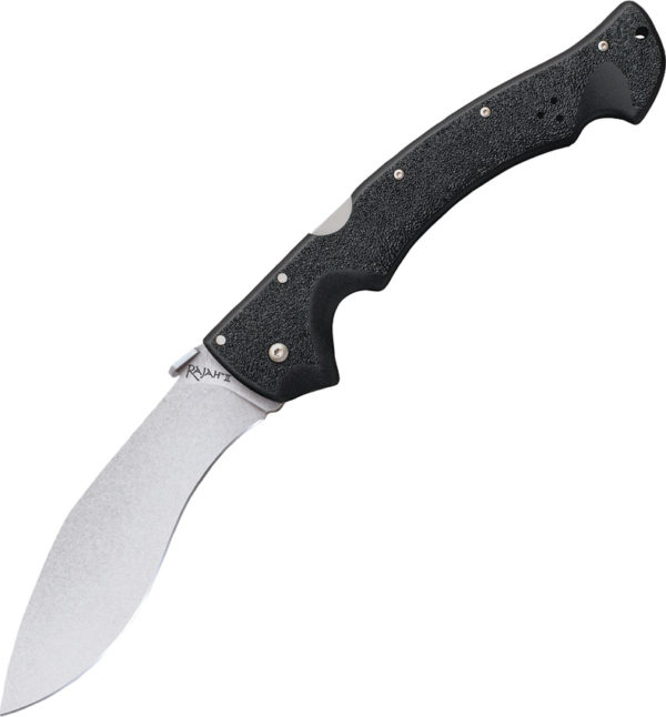 Cold Steel Rajah II, CS 62JL, Cold Steel Rajah II Kukri Polymer Black Knife (Stonewash) CS 62JL