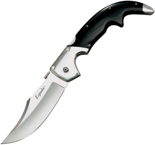 Cold Steel Espada Large, CS 62MB, Cold Steel Espada Large Trailing Point G10 Black/Gray Knife (Satin) CS 62MB