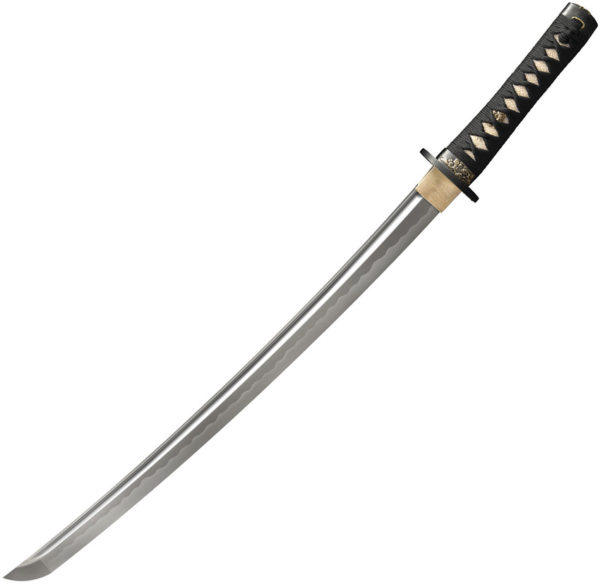 Cold Steel Gold Lion Wakishashi, CS 88ABW, Cold Steel Gold Lion Wakishashi Cord Black (Damascus) CS 88ABW