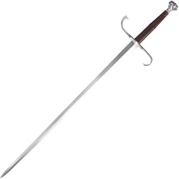 Cold Steel German Long, CS 88HTB, Cold Steel German Long Leather Brown Sword (Satin) CS 88HTB