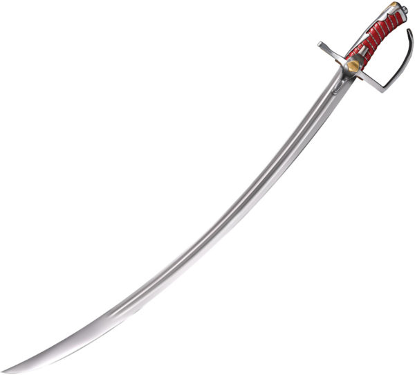 Cold Steel Polish Saber, CS 88RPS, Cold Steel Polish Saber Leather Red Sword (Satin) CS 88RPS