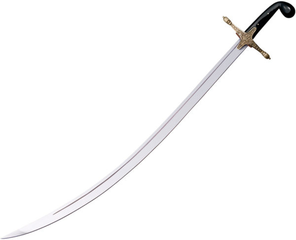 Cold Steel Shamshir, CS 88STS, Cold Steel Shamshir Leather Black Sword (Satin) CS 88STS