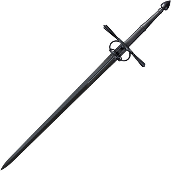 Cold Steel MAA La Fontaine War, CS 88WSLFM, Cold Steel MAA La Fontaine War Cord Black Sword (Black Stonewash) CS 88WSLFM
