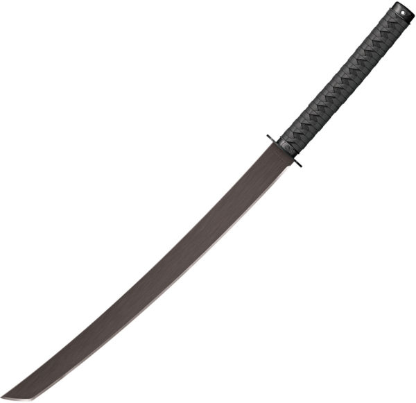 Cold Steel Tactical Katana Machete, CS 97TKMZ, Cold Steel Tactical Katana Machete Tanto Point Polymer Black Knife (Black Stonewash) CS 97TKMZ
