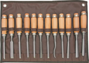 SteeleX 12 Piece Carving Chisel Set