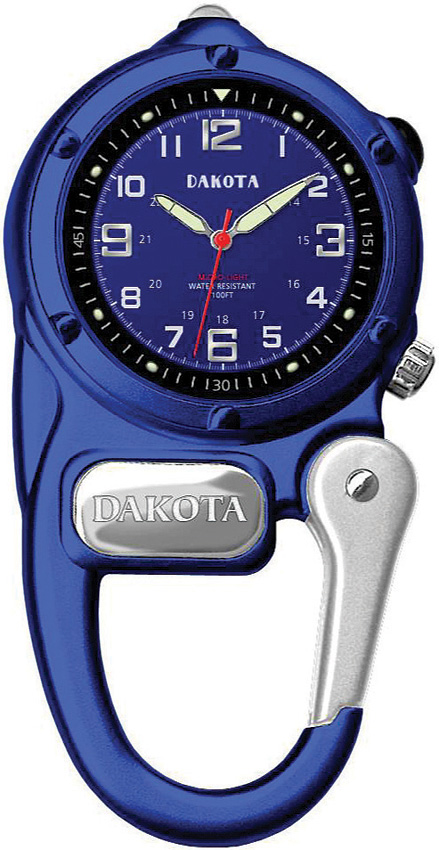 Dakota Mini Clip Microlight Watch Blu Dakota Mini Clip Microlight Watch Blu