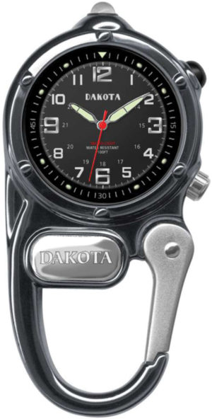 Dakota Mini Clip Microlight Watch Blk
