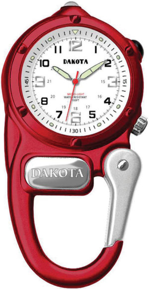 Dakota Mini Clip Microlight Watch Red