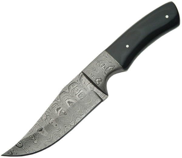 Damascus Clip Point Hunter (4.25")