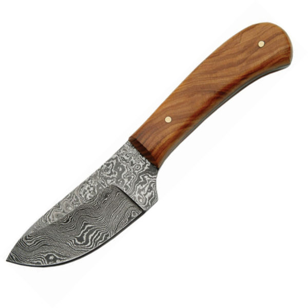 Damascus Skinner Olive Wood