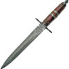 Damascus Dagger Rosewood