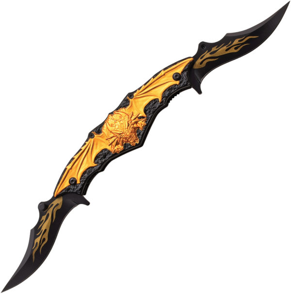 Dark Side Dual Blade Linerlock A/O Gold (4")