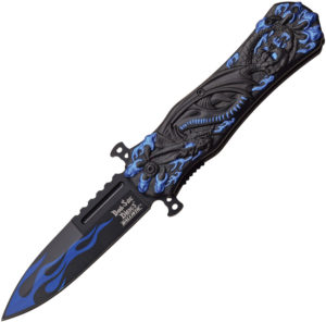 Dark Side Dragon Linerlock A/O Blue (3.75″)