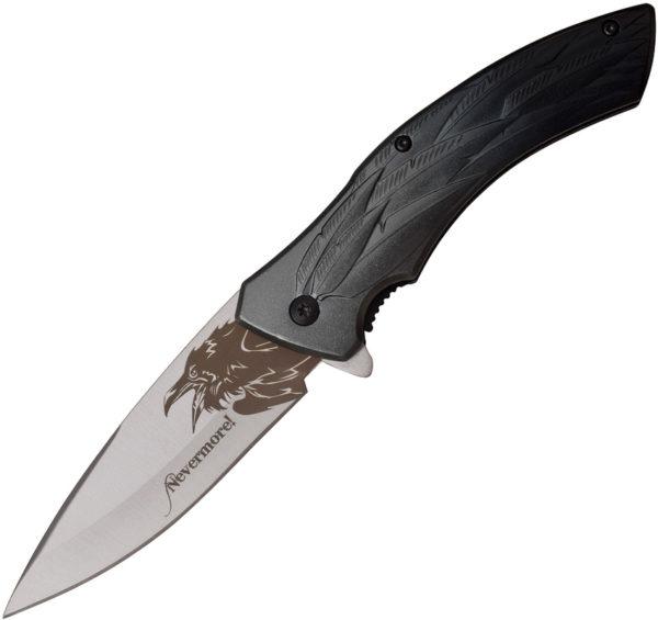Dark Side Raven Linerlock A/O Gray (3.75")