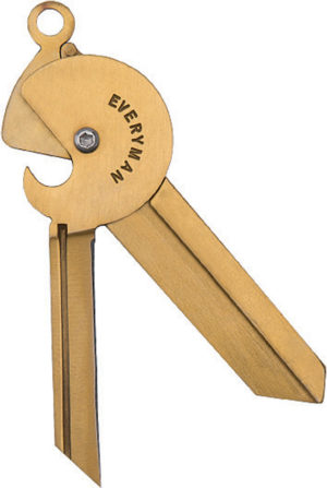 Everyman Porter Key Knife 2.0 Brass (1.25″)