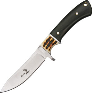 Elk Ridge Hunter Knife Black Wood (3.88″)