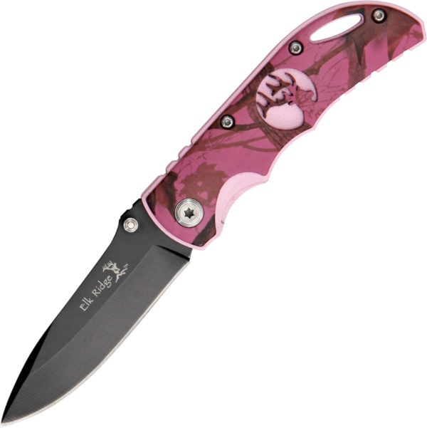 Elk Ridge Linerlock ,Elk Ridge Linerlock Knife Elk Ridge Linerlock Knife Pink ,Elk Ridge Linerlock Knife Pink Camo (2.75")