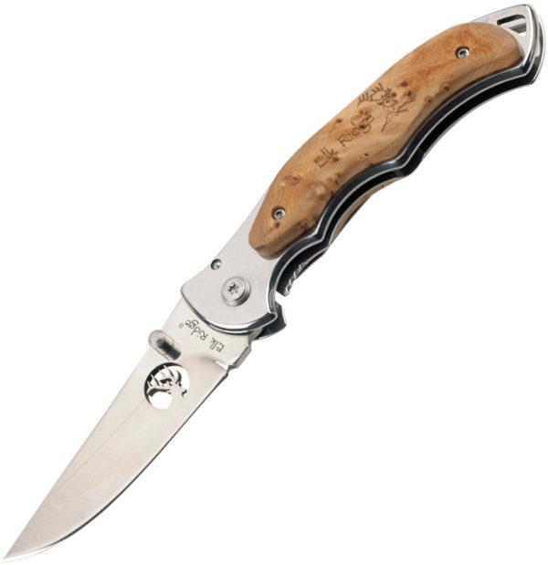 Elk Ridge Maple ,Elk Ridge Maple Framelock, Elk Ridge Maple Framelock Knife (3")