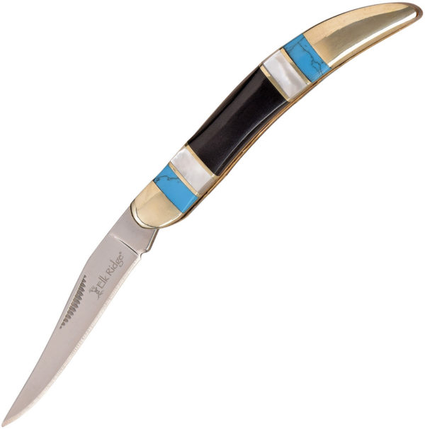 Elk Ridge Toothpick ,Elk Ridge Toothpick Knife MOP ,Elk Ridge Toothpick Knife MOP Black/Blue