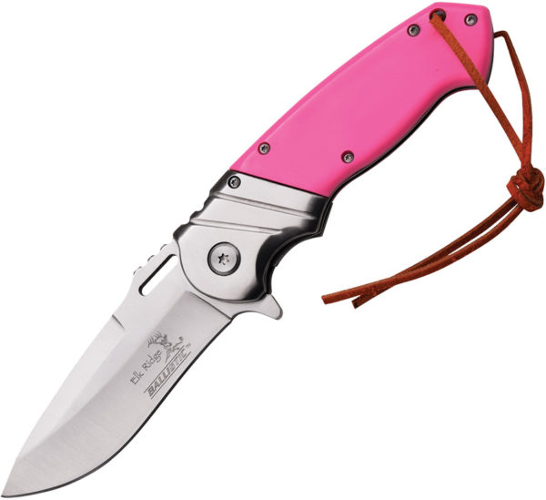 Elk Ridge Ballistic ,Elk Ridge Ballistic A/O Knife, Elk Ridge Ballistic A/O Knife Pink (3.5")