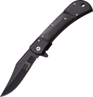 Elk Ridge Classic A/O Knife Black (3.75″)