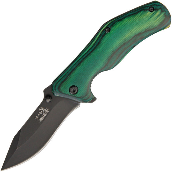 Elk Ridge Linerlock,Elk Ridge Linerlock A/O Knife Green (3.13")